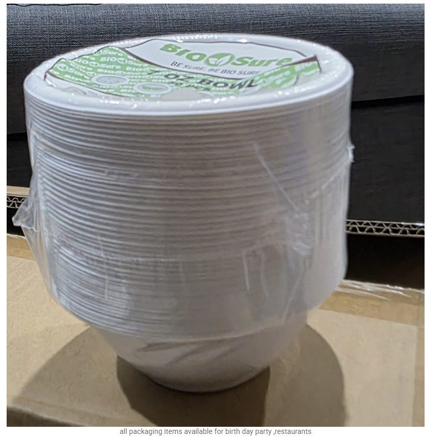 Pack of BioSure 12 oz bowls