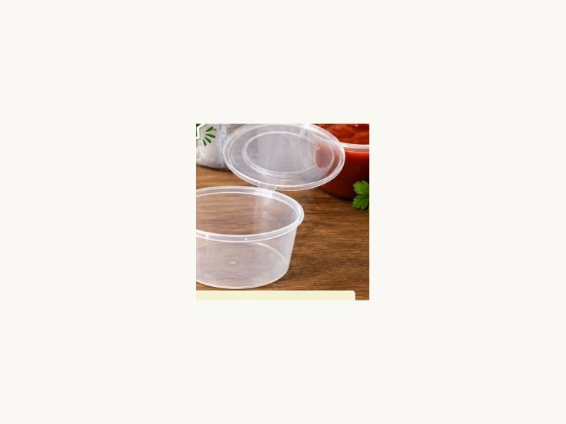 4 oz Plastic Sauce Container