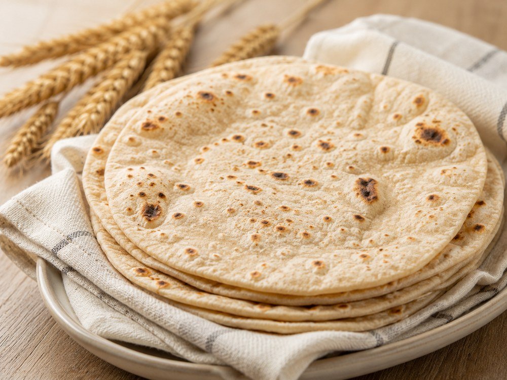 Fresh Indian flatbread