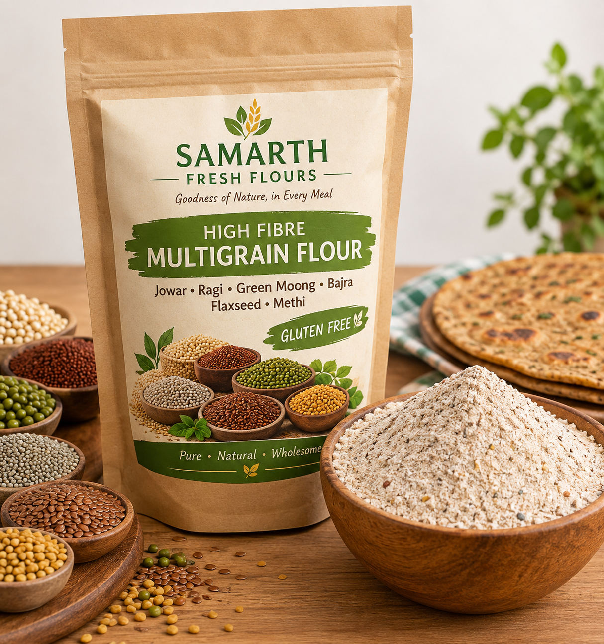 High fibre Multigrain flour